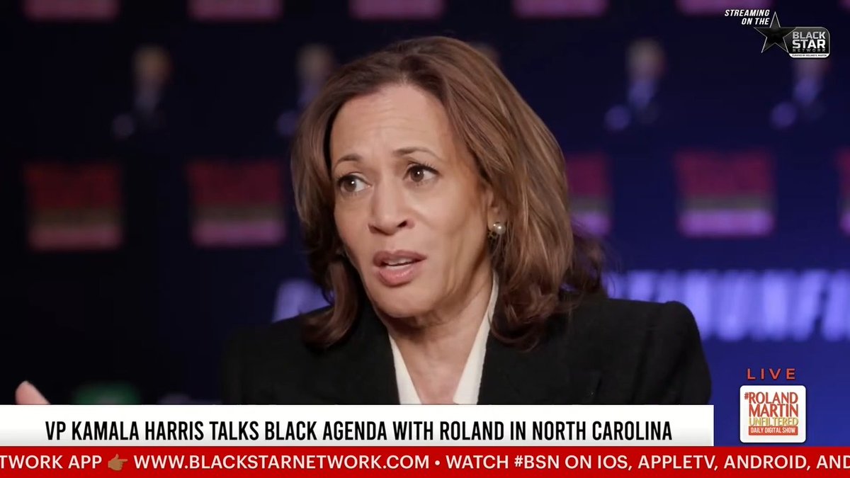 Vice President Harris: There is a real contrast on criminal justice. Donald Trump supports stop and frisk and took resources out of the Civil Rights Division of the Department of Justice. We put resources into the Civil Rights Division of the Department of Justice so they could do the job they're supposed to