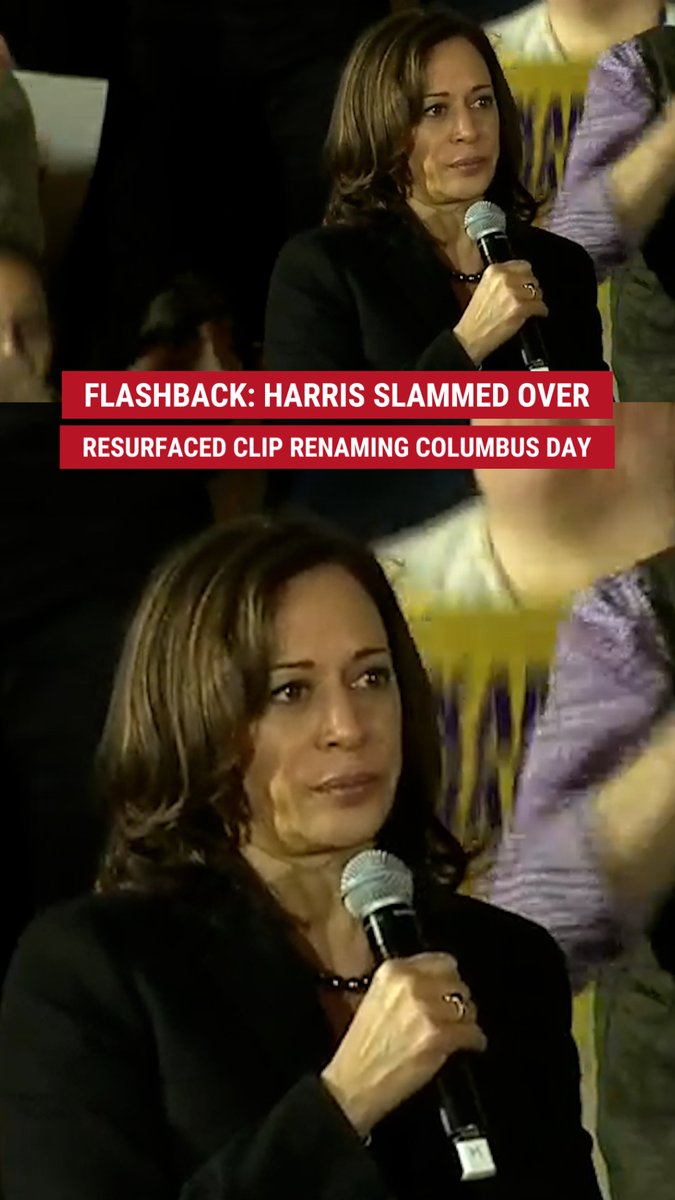 FLASHBACK: A resurfaced 2019 video shows Vice President Harris backing the renaming of Columbus Day to Indigenous People's Day, with the Trump campaign accusing her of trying to "cancel American traditions."
