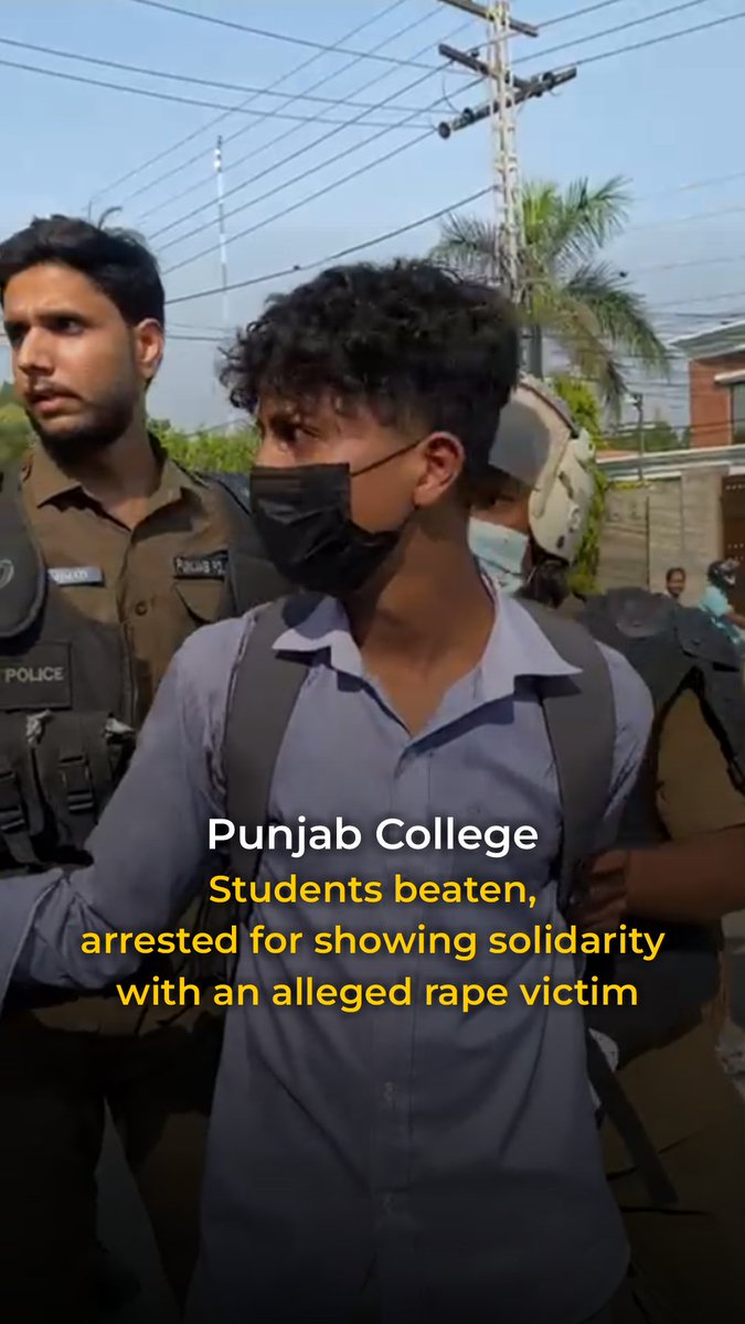 Punjab College Alleged Rape Case: Students demanding justice and protesting in solidarity with the victim have been beaten by security personnel and arrested by the Police. . . . #punjabcollege #loksujag #voicesfromthemargins