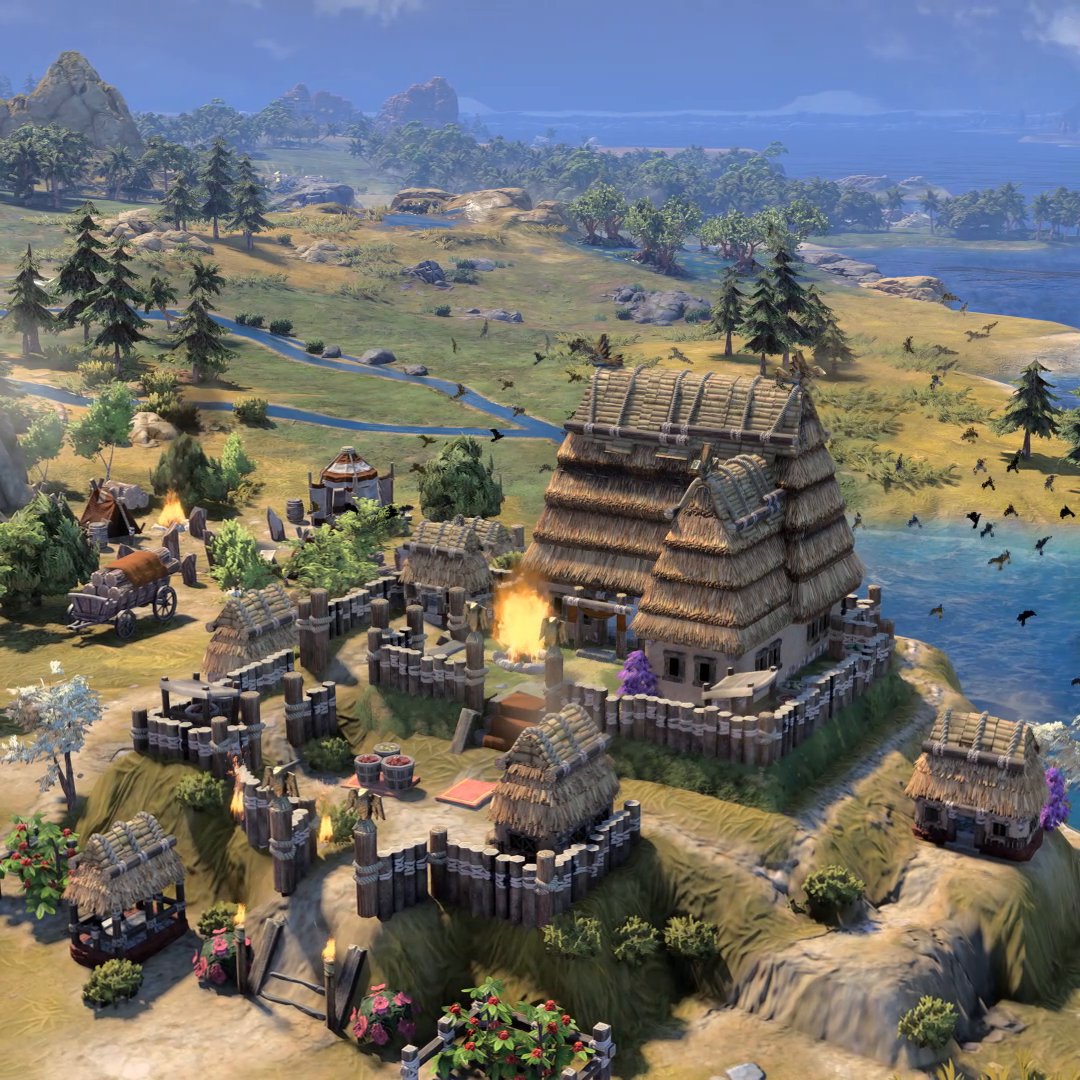 Set sail with the 𝐌𝐈𝐒𝐒𝐈𝐒𝐒𝐈𝐏𝐏𝐈𝐀𝐍𝐒 in #Civ 7! 💎 Food Adjacency for all Resources 🔥 Burning Arrows set fire to Units &amp; tiles ⛰️ Monks Mound expands Resource Capacity See more here: