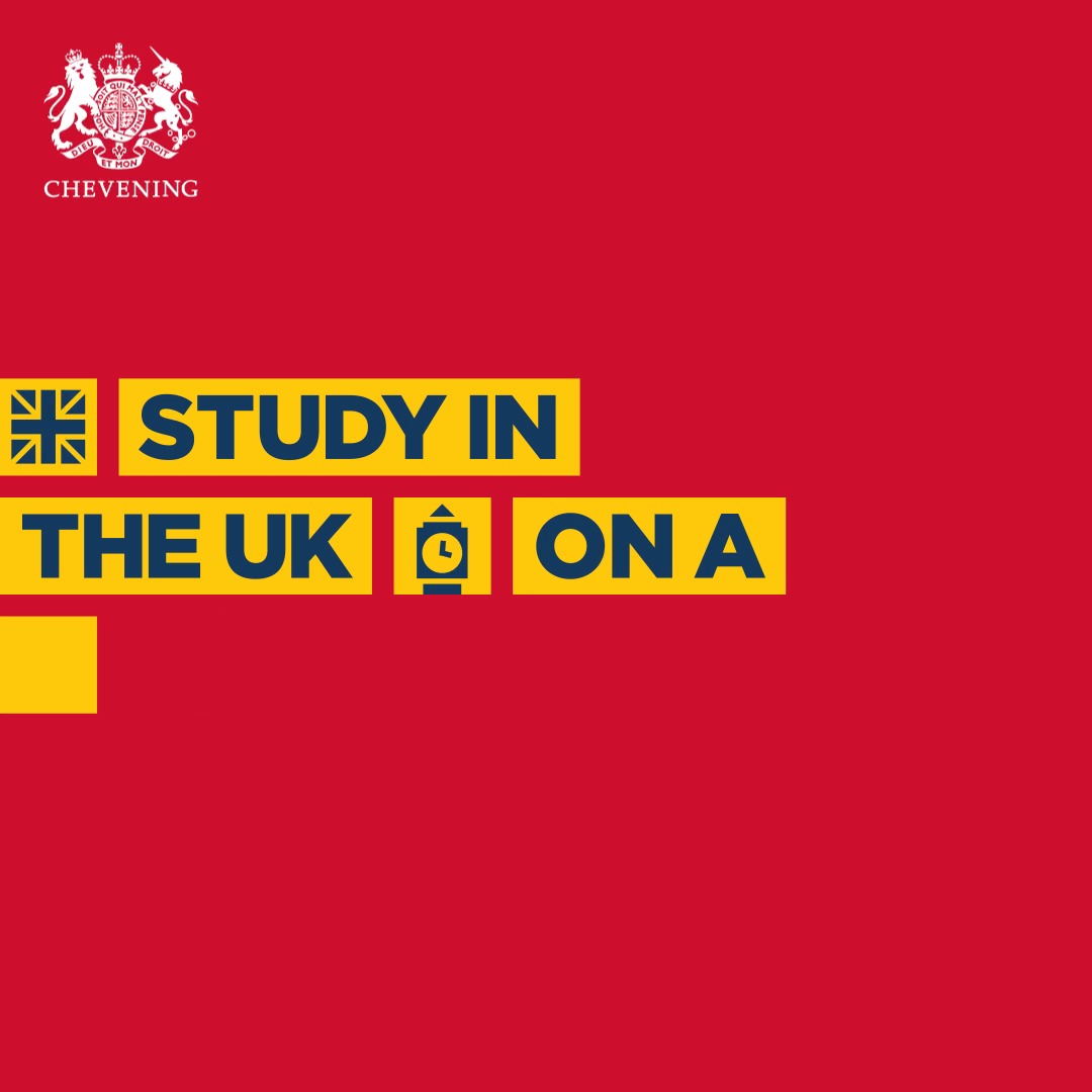 Don’t forget that applications for 2025-26 #Chevening Scholarships close on 5 November! We’re looking for future leaders with a plan to create positive change 🧐🌱 Tag someone who should apply! 👇 #ChooseChevening #Scholarship