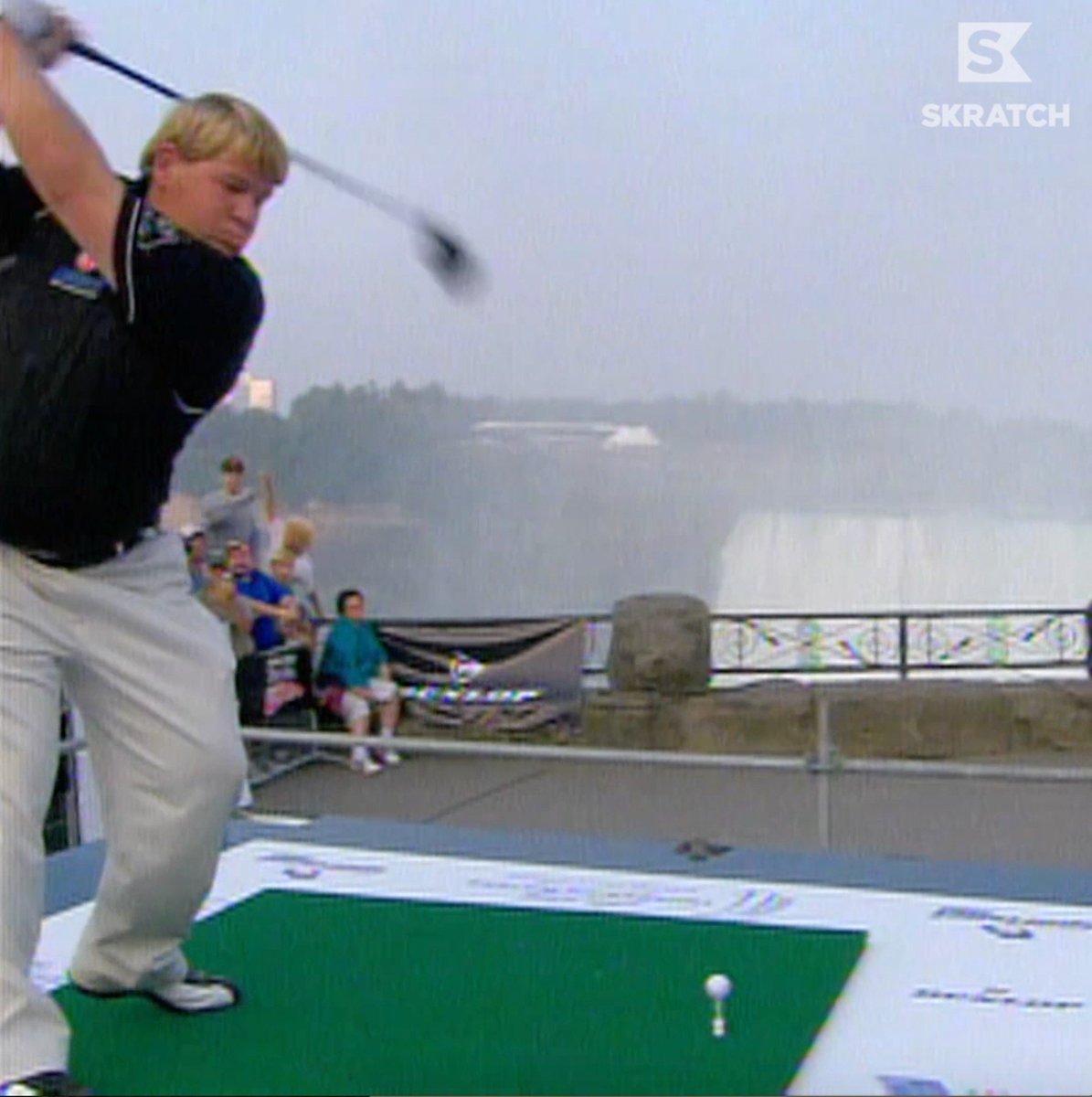 Remember when John Daly tried to drive it over Niagara Falls? @b_dechambeau should attempt this 👀 🔥