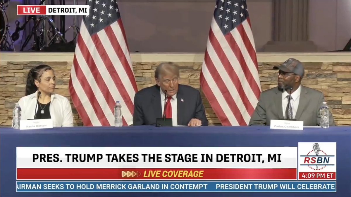 Trump claims he “achieved the lowest African American unemployment rate ever recorded” FACT CHECK: This is a total lie. Biden-Harris presided over the lowest Black unemployment rate ever recorded, not Trump. Trump presided over record HIGH Black unemployment.