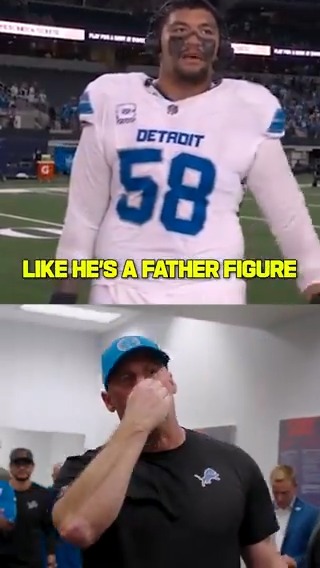 "I look up to that man like he's a father figure." Dan Campbell has made a special impact on Penei Sewell and this Detroit Lions team. 💙 (via FOX Sports: NFL)