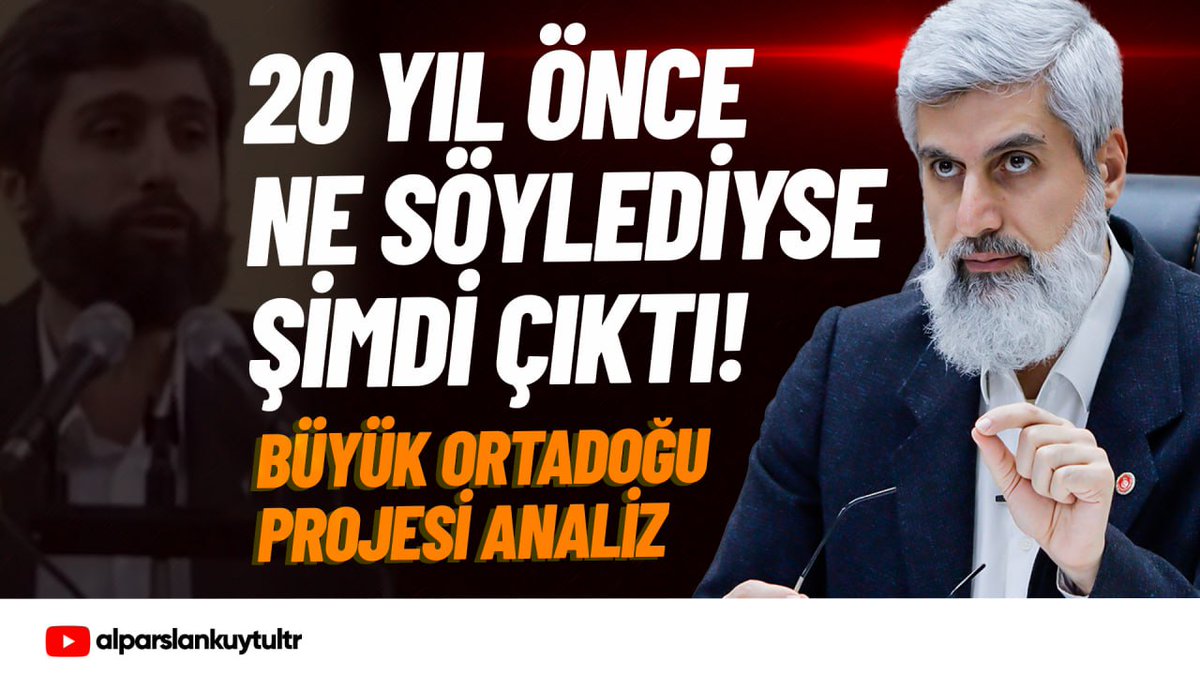Alparslan Kuytul Hocaefendi, Amerikan'nın Ortadoğu için oynadığı oyunu 19 yıl önce işte böyle anlatmıştı!
