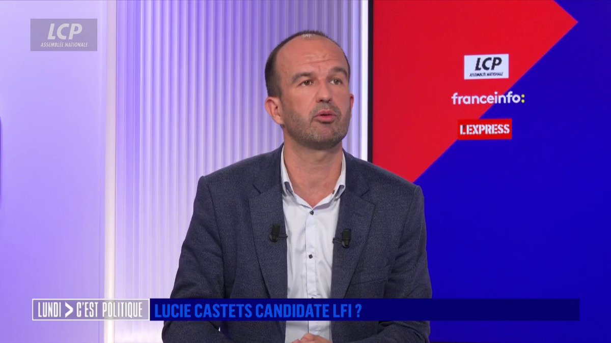 Législative partielle dans l'Isère : "Je ne sais pas si Lucie Castets à l'Hôtel de ville souhaite être candidate" mais "ça fait partie des scénarios", dit Manuel Bompard. #LCPol