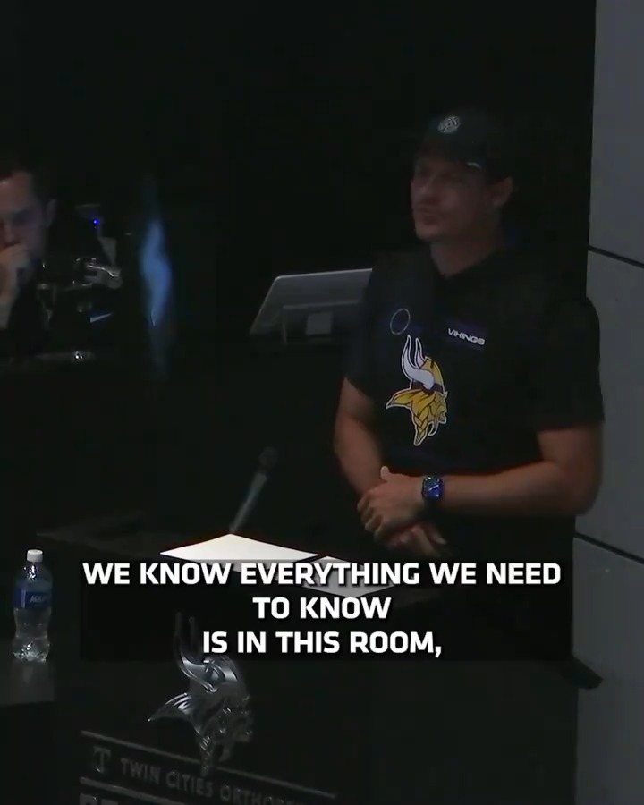 Kevin O’Connell to players as they return from the bye: “We’re perfectly fine with nobody talking about the Minnesota Vikings.”