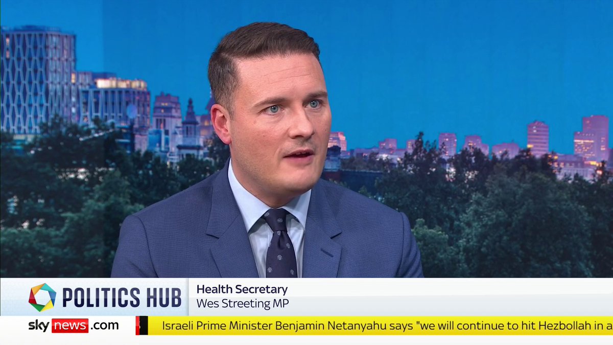 Me: Do you think there’s too much regulation in the NHS? Wes Streeting: “I do & I also think there's far too much regulation in the economy… where regulation is standing in the way of success we will simplify it & where it's unnecessary, get rid of it”