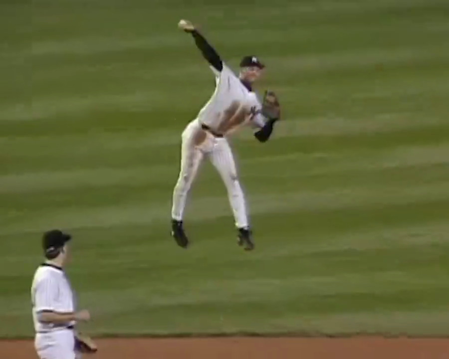 1998 ALCS Game 1: The Jeter Jump Throw 😤