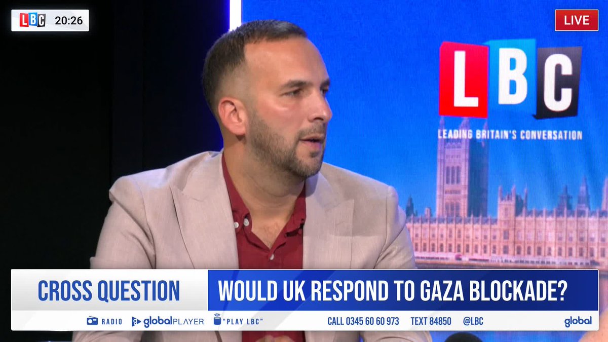 "We cannot end the violence until we end our own government's complicity." The British government needs to put pressure on the US to call for a ceasefire because 'they are the key player that Netanyahu might listen to', the Green Party's Zack Polanski tells Iain Dale 🏴🇬🇧 ⚒️.