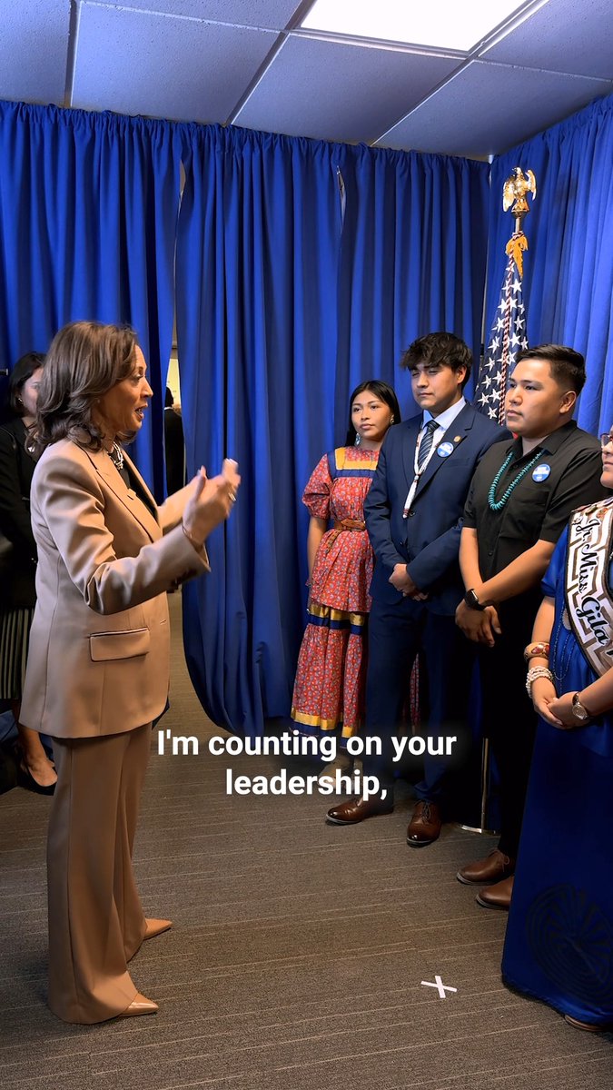This Indigenous Peoples’ Day, I am thinking about the young Indigenous leaders I met in Arizona last week. I am counting on their leadership and looking forward to our partnership.