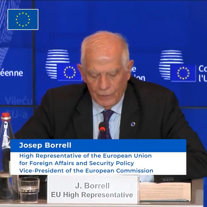 "Russia is using winter as a weapon of war. It must fail. Russia continues to target Ukraine’s food exports in the Black Sea. It must fail again. Russia is expanding its shadow fleet to fuel its war machine. This also must fail", said HR/VP Josep Borrell Fontelles after today's #FAC.