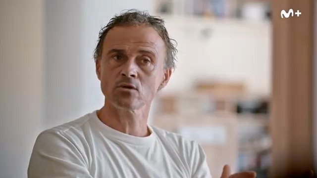 ''¿Yo me puedo considerar afortunado o desgraciado? Yo me considero afortunado, muy afortunado. Mi hija Xana vino a vivir con nosotros 9 años maravillosos''. #LuisEnrique