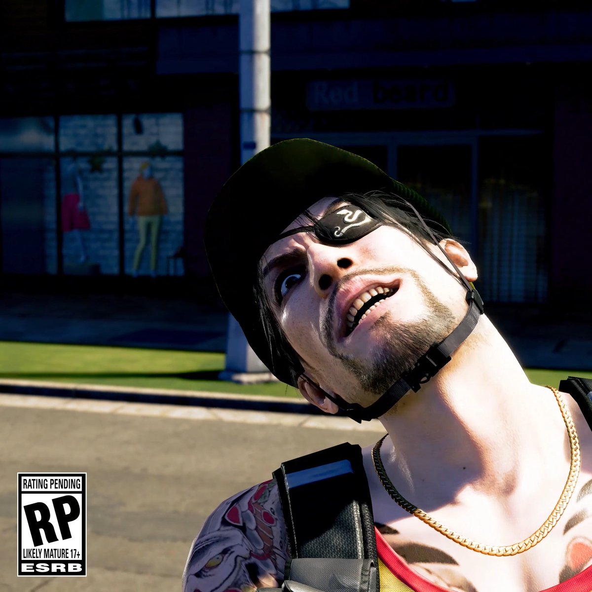 Ye won’t want to miss this mad dog delivery in Like a Dragon: Pirate Yakuza in Hawaii 🚴💨 What landlubber eats do ye want Majima to bring to ye?