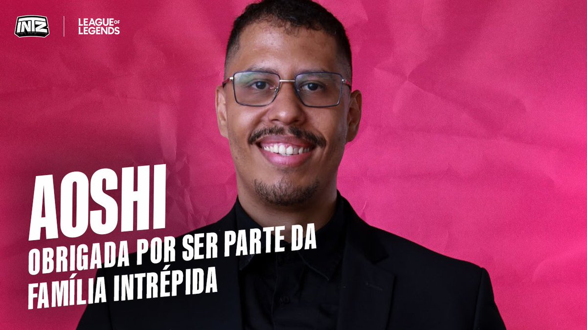 Hoje nos despedimos de uma das pessoas mais importantes na história da INTZ. Hoje damos adeus ao mestre Aoshilol. Obrigado por todos esses anos vestindo nossa camisa. Nunca esqueceremos você. Desejamos boa sorte na sua nova jornada, seja ela qual for. OBRIGADO AOSHI ❤️