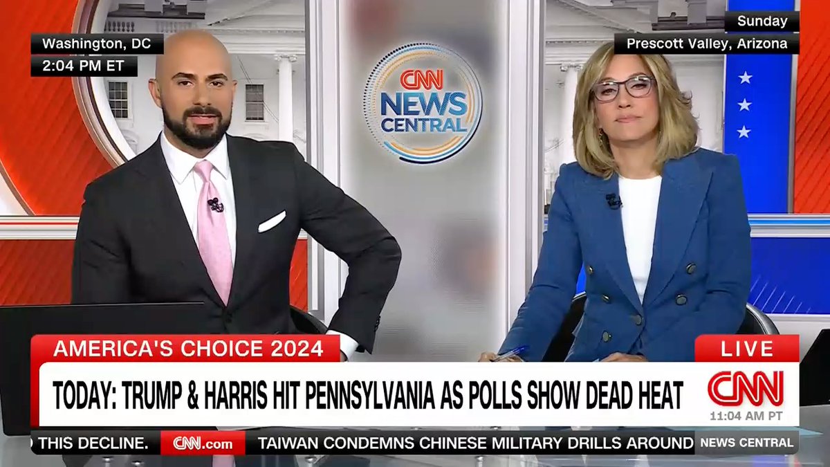 "If Harris' path to victory is through these battleground states, in each of these, a few thousand Latinos can ultimately determine the election..." Sabrina Rodríguez & Mike Madrid join Boris Sanchez & Alisyn Camerota to discuss the impact Latino voters are having on the race.