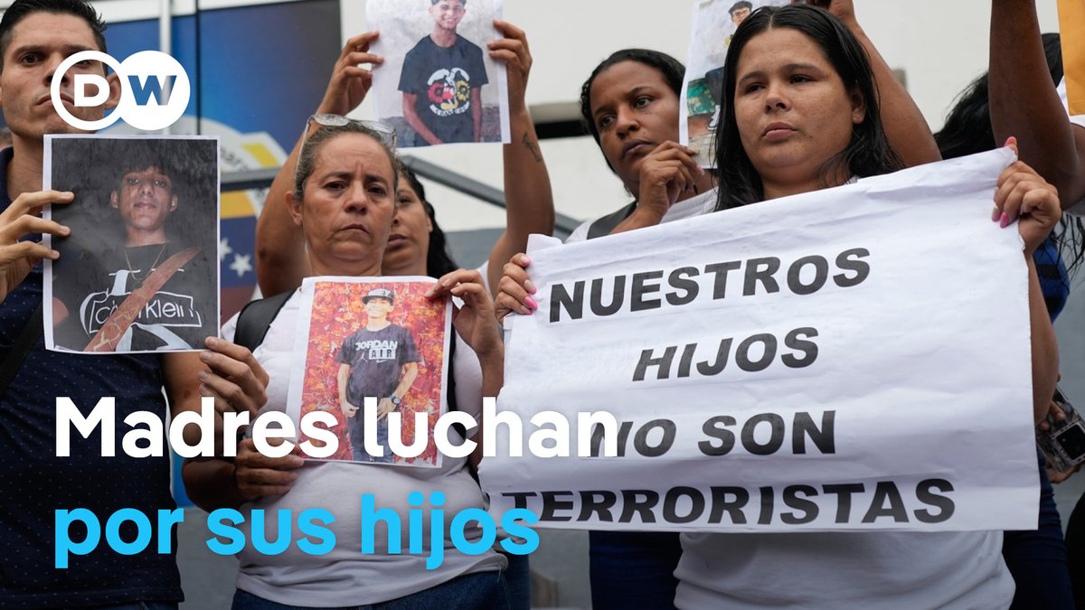 Madres venezolanas piden justicia por sus hijos detenidos En #Venezuela las madres de los menores que aún permanecen encarcelados por las protestas poselectorales de julio se movilizan por la libertad de sus hijos. La OEA exigió "la inmediata liberación de los y las menores secuestrados por el régimen venezolano".