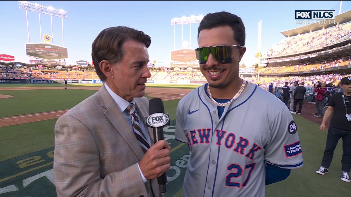 "To be honest with you, I took it personal." Mark Vientos talks with Tom Verducci about the grand slam after the Mets 7-3 win to even up the series