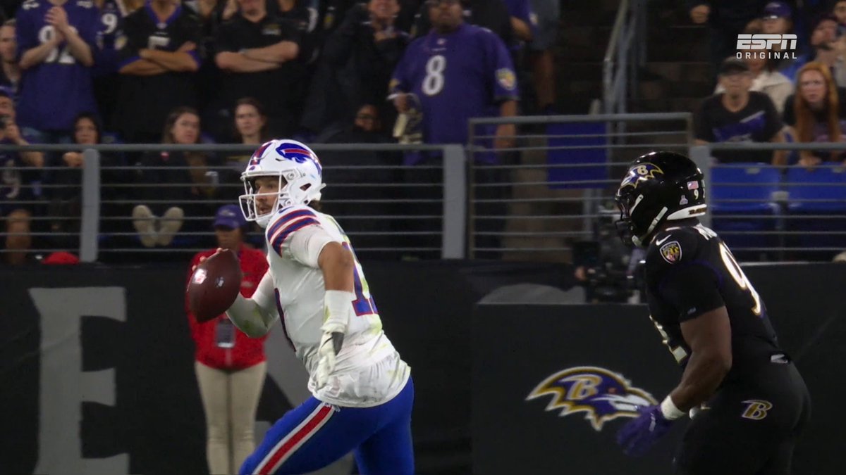 Josh Allen makes unreal throws 🤯 The Breakdown with Peyton and Belichick on ESPN+ 🎥 Omaha Productions