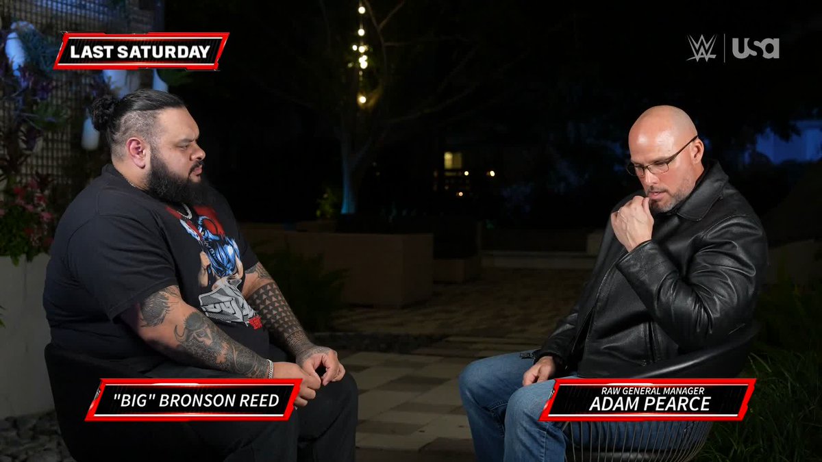 .BRONSON REED wants his match with Seth Rollins... But will Adam Pearce make it official? #WWERaw