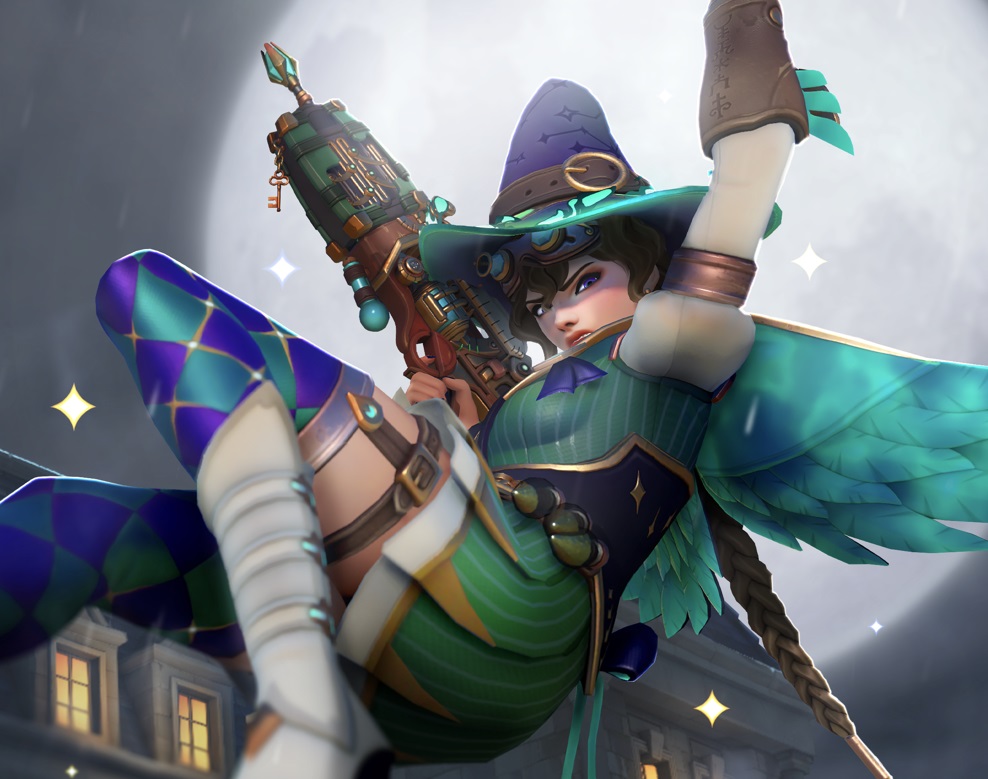 Overwatch 2 New Mythic Spellbinder Widowmaker Skin Gameplay 🕷️ #Overwatch2 Season 13 starts on October 15 🕯️