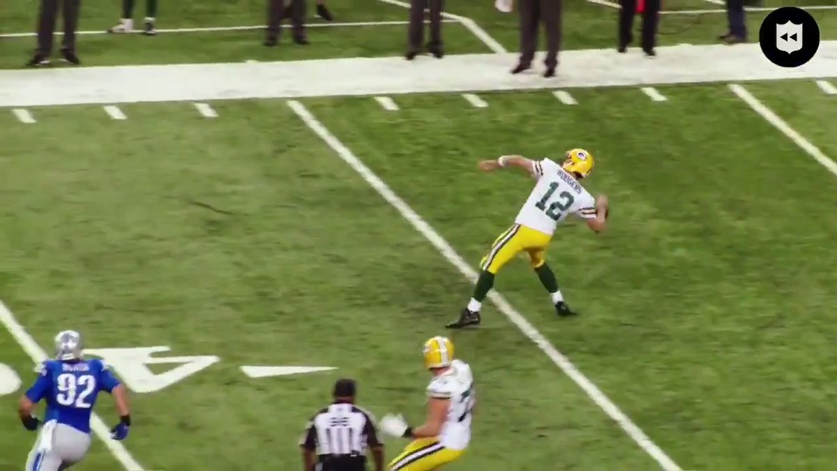 Still my favorite Aaron Rodgers Hail Mary