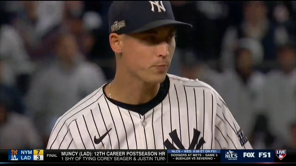 Luke Weaver's last 13 appearances: 17 IP 0.00 ERA 4 BB 33 K .287 Opp. OPS #MLBTonight | #Postseason | Dan Plesac