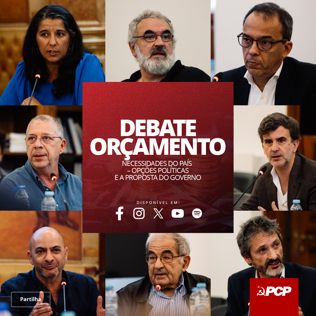 O PCP realizou ontem um debate sobre Orçamento do Estado com um conjunto alargado de economistas. Para lá da espuma, das polémicas fúteis aqui podes ver e ouvir um debate informado e profundo sobre os problemas do país, onde se desmistificam ideias feitas que todos os dias nos inundam o écran, onde se fala dos desafios que enfrenta a nossa economia e as verdadeiras razões para que as opções dos partidos do governo (e quem acede a suportá-las) sejam estas e não outras. O debate está disponível: - YouTube: - Facebook: - X: - Spotify; - Instagram: