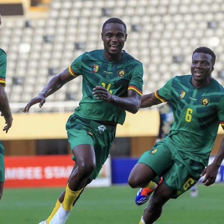 Tell us a better way to mark your international debut, we'll wait. 🤷♂️ Boris Enow, ladies and gentlemen. 👏🇨🇲 #AFCONQ2025