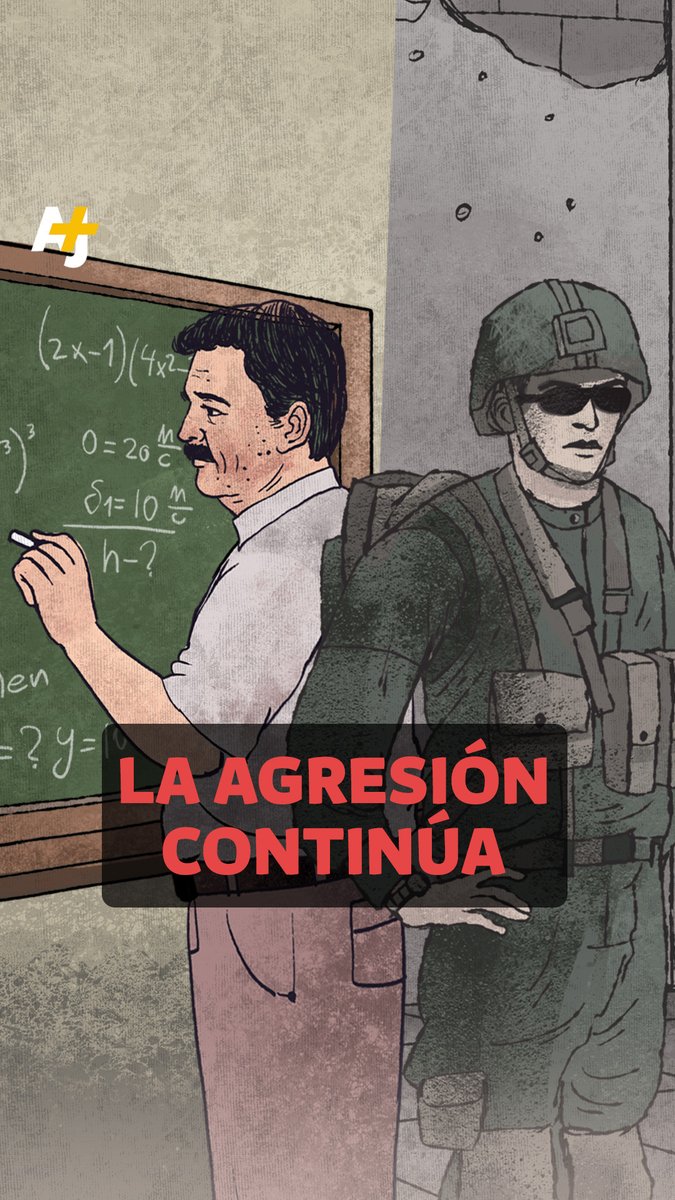 Más de 12,700 estudiantes han sido asesinado en Gaza y Cisjordania desde el 7 de octubre de 2023. Esta animación muestra lo que ha venido pasando con la educación en Palestina.