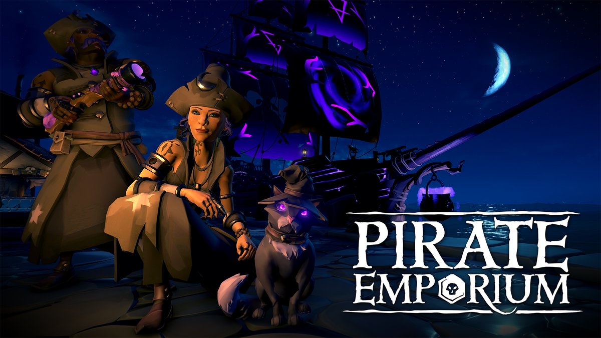 Supernatural sailors will soon be able to shop the Pirate Emporium and show their eerie tendencies in spellbinding style with the full range of Coral Coven cosmetics, including the cute and creepy Coral Coven Cat, as well as a pair of new skeletal pets. Arriving October 17th.