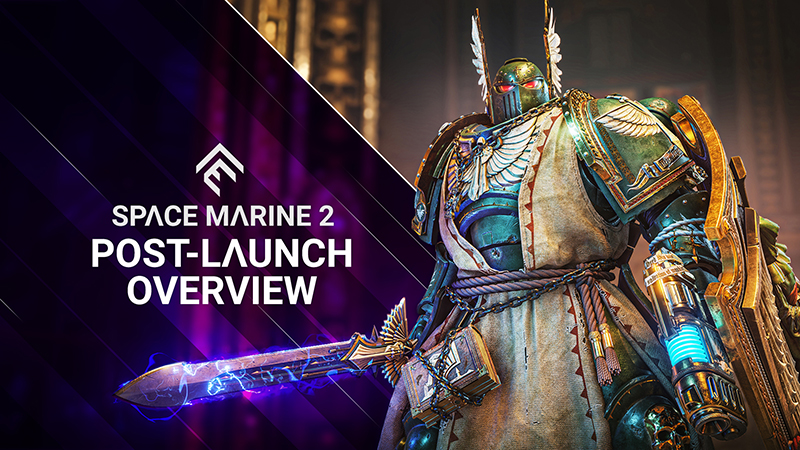 Your duty is not done! A whole year of new content awaits you in #SpaceMarine2. ⚔️ New Operations, new Dark Angel themed cosmetics, new foes to annihilate, and more! 🔥