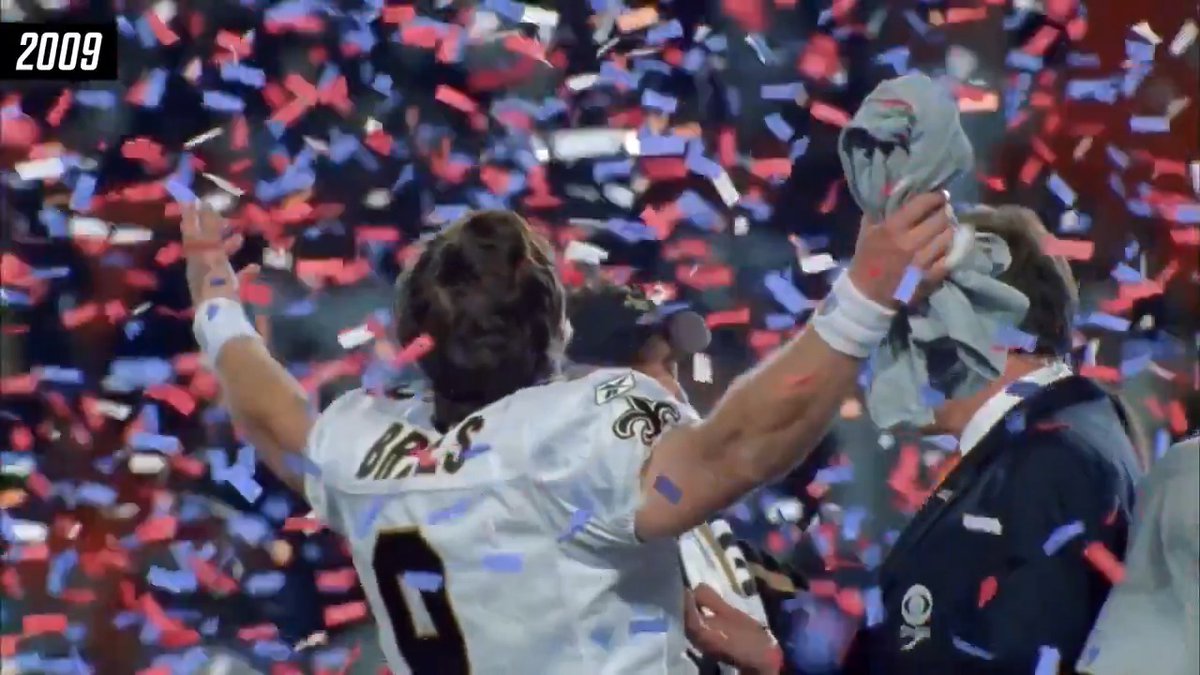 2009 Drew Brees... Absolute Cinema. 🙌 ⚜️ 4,388 passing yards ⚜️ 34 passing TDs ⚜️ Our first SB title ⚜️ Super Bowl XLIV MVP