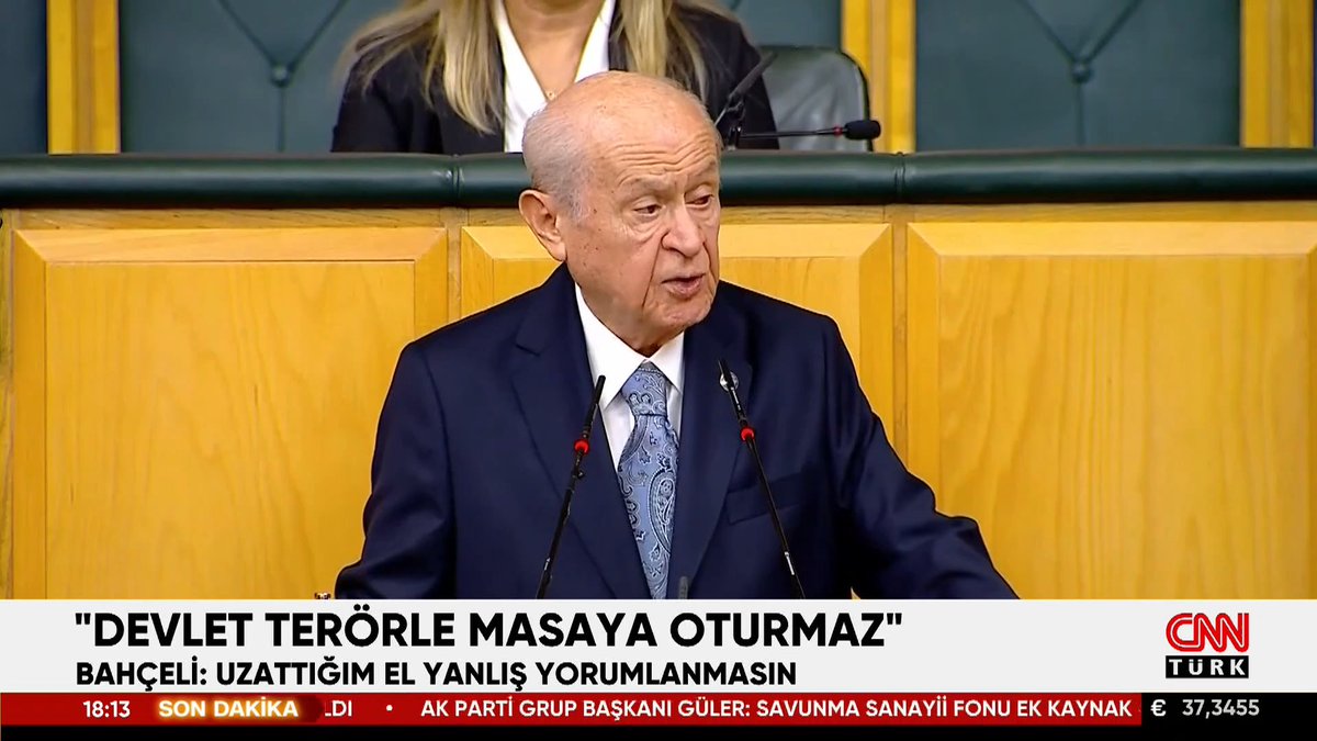 Devletin terörle masaya oturmasını hiç kimse, hiçbir şart altında beklemesin, aklından dahi geçirmesin.
