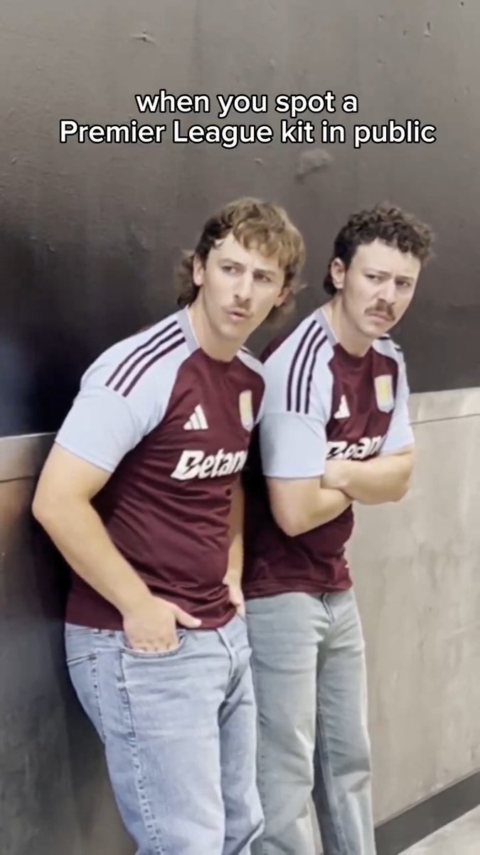 when you spot another Premier League kit in public 👀