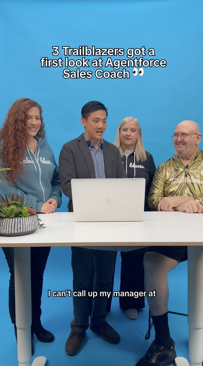 “I think it’s going to be a game changer.” We think so, too. A few lucky Trailblazers got to meet our new Agentforce Sales Coach. Ready to meet yours?