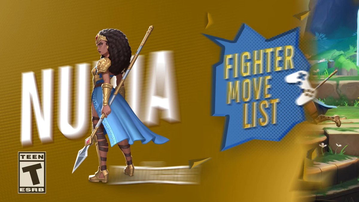 Nubia's moves are Themyscira-tested and approved for royally destroying your opponents. #MultiVersus