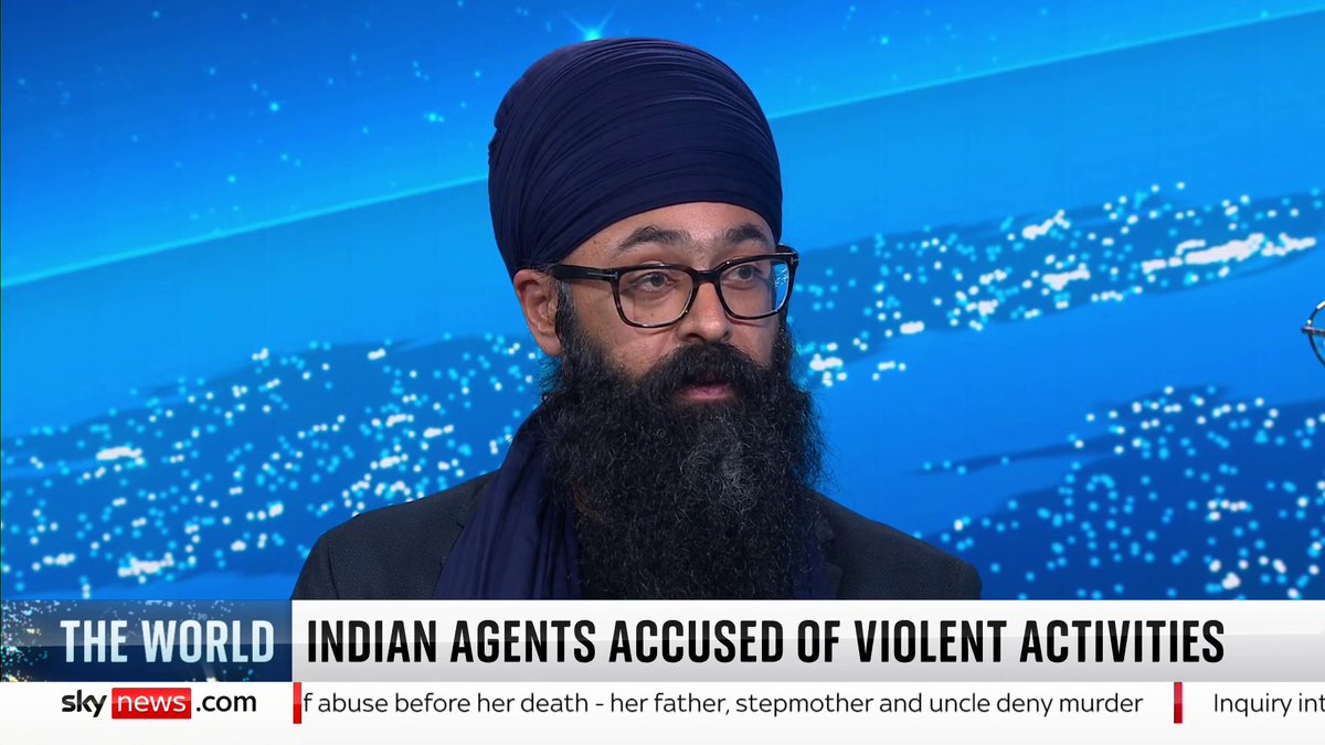 Canada and India have each expelled six diplomats in in an escalating row over the killing of a Sikh separatist leader, Hardeep Singh Nijjar. His friend, Moninder Singh from the Sikh Federation Canada, speaks to Kamali Melbourne. 📺 Sky 501/YouTube