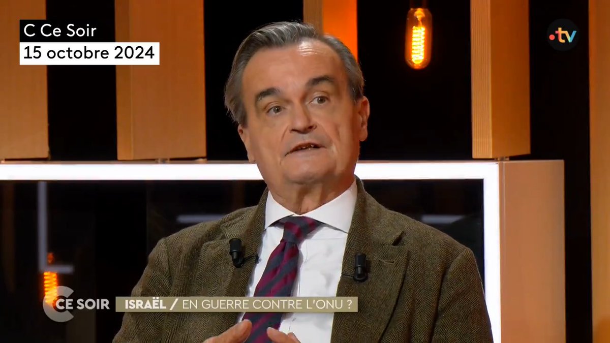 « Aux yeux du monde, le silence de l’Occident sur la situation à Gaza est accablant. Nous sommes en train de perdre la moindre prétention à un leadership moral. » Gérard Araud Diplomate #CCeSoir ➡️ 🎧en podcast