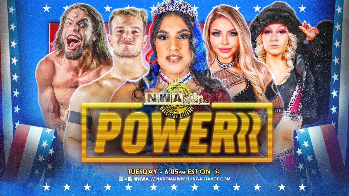 It's a gold rush on this edition of #NWAPowerrr! It's the 2024 The Burke Invitational! SANTANA GARRETT, Natalia Markova, Tiffany Nieves | Wrestler 🇵🇷, KAYLA ROSSI, Haley J, and many more are in action! Plus 🤸 takes on Alex Misery for a shot at the Jr. Heavy Title!