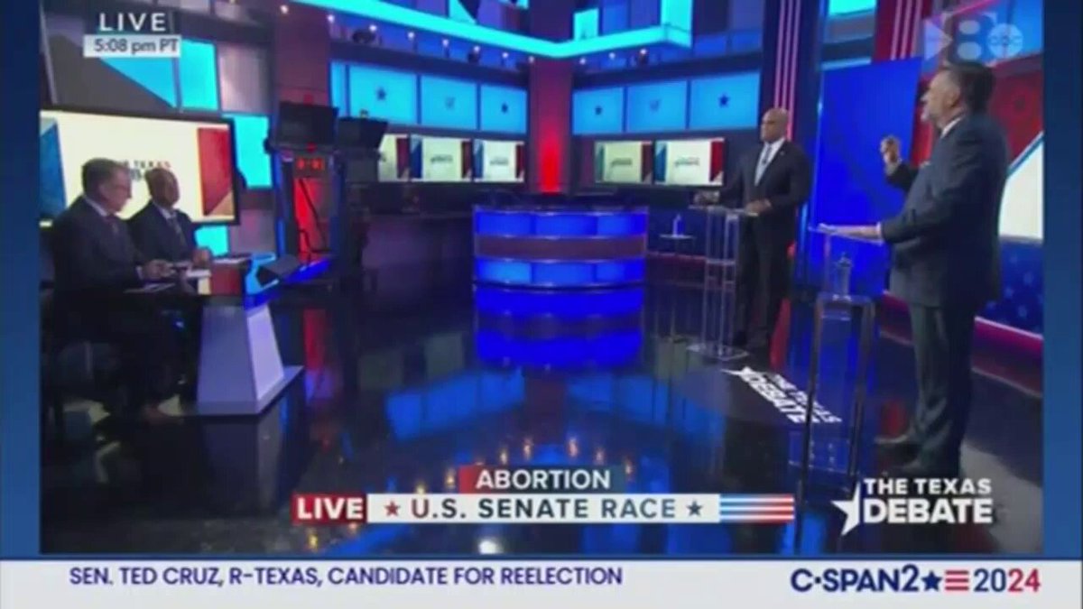 Allred: Senator Cruz just called himself pro-life. You’re not. It’s not pro-life to deny women care so long that they can’t have children anymore… To every Texas woman at home.. when he says he’s pro-life, he doesn’t mean yours