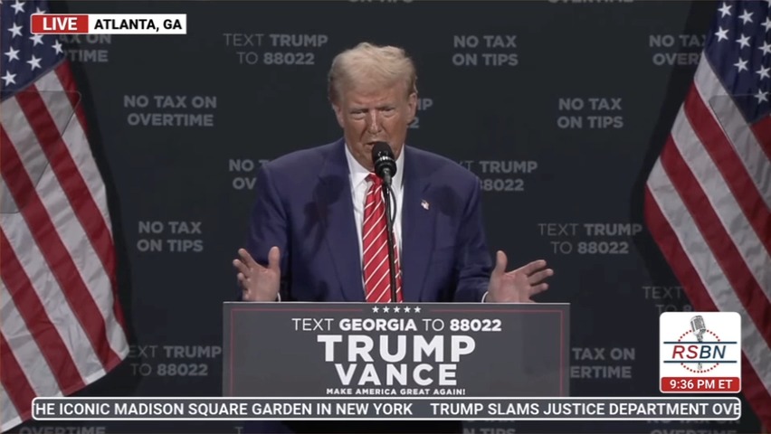 Trump: Hydrogen is the new car. They say it's great. If it explodes, you're dead. If it explodes, they actually say if it explodes, you're unrecognizable. You call your wife over, they call up the wife. Would you please come here and take a look and see whether or not this is your husband because we cannot see. And she goes to the nearest tree, which is about 100 yards away and she says, no, it's only blood, there's nothing there. She says I can't tell (???)