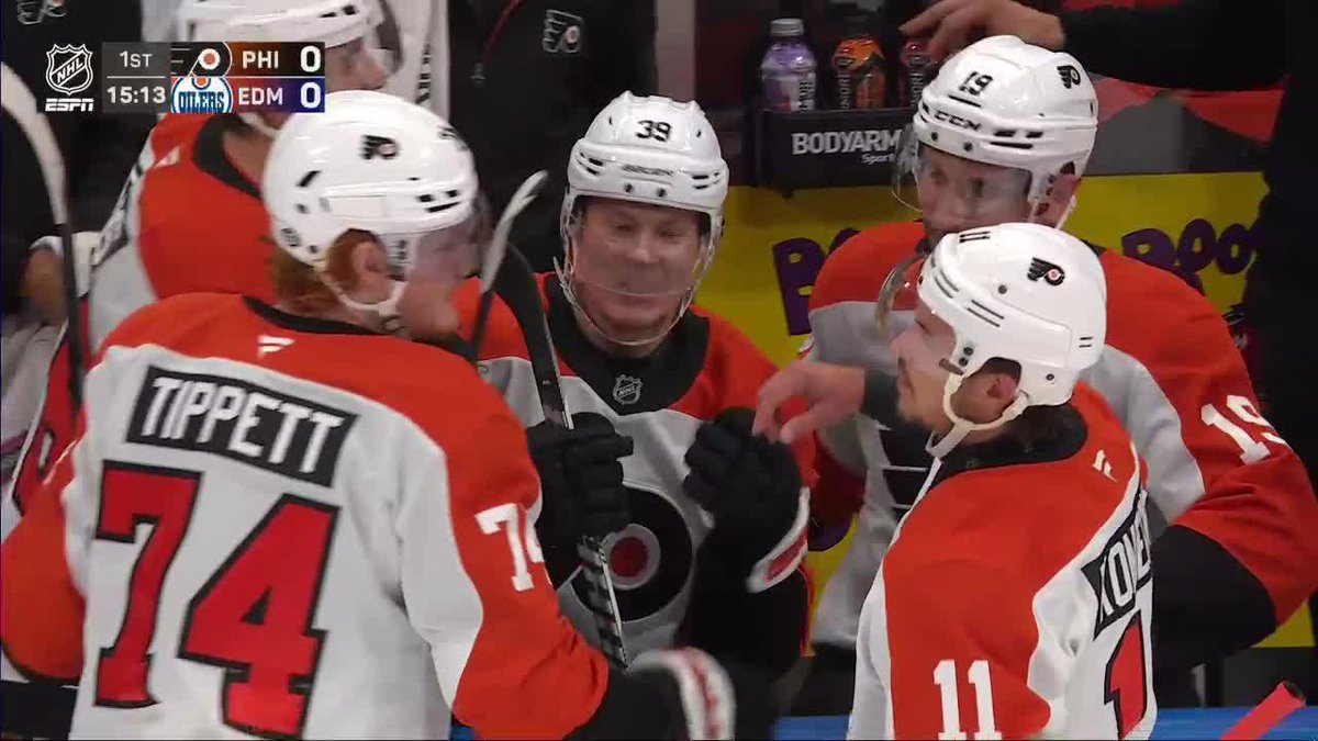 The boys LOVE it. #PHIvsEDM | #LetsGoFlyers