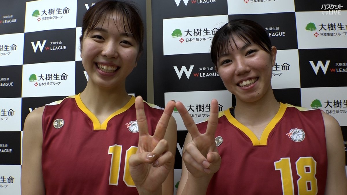 ＼／＼／ #Wリーグ 3年目 #桜花学園 出身の同級生🐰 #トヨタ紡織 開幕2連勝に貢献✨ #平下結貴 📝2試合で3Pは9本中7本成功🎉 #伊波美空 📝途中出場で流れを変えるプレー💫 ⇒見逃し視聴は▼ #大樹生命Wリーグ W LEAGUE（Wリーグ） トヨタ紡織サンシャインラビッツ