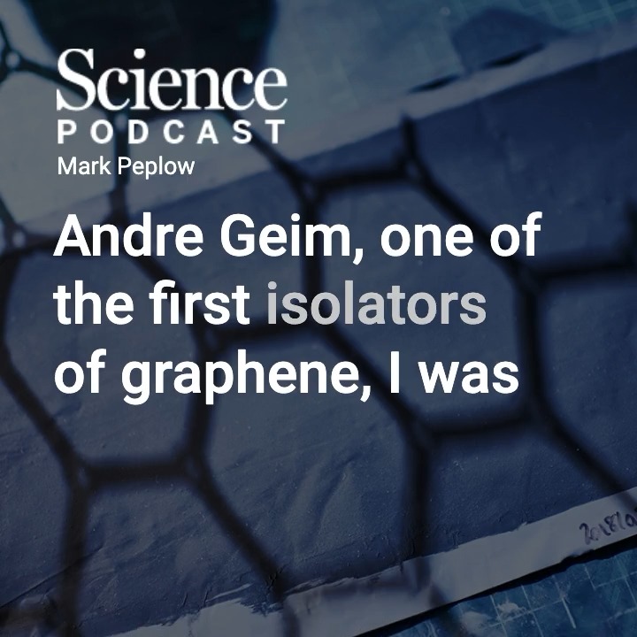 In the latest #SciencePodcast🎙️, science journalist Mark Peplow joins host SarCrespi to discuss #graphene’s journey over the last 20 years—from discovery, to hype, and now reality as it finally finds its place in technology and science. 🎧 Listen here: