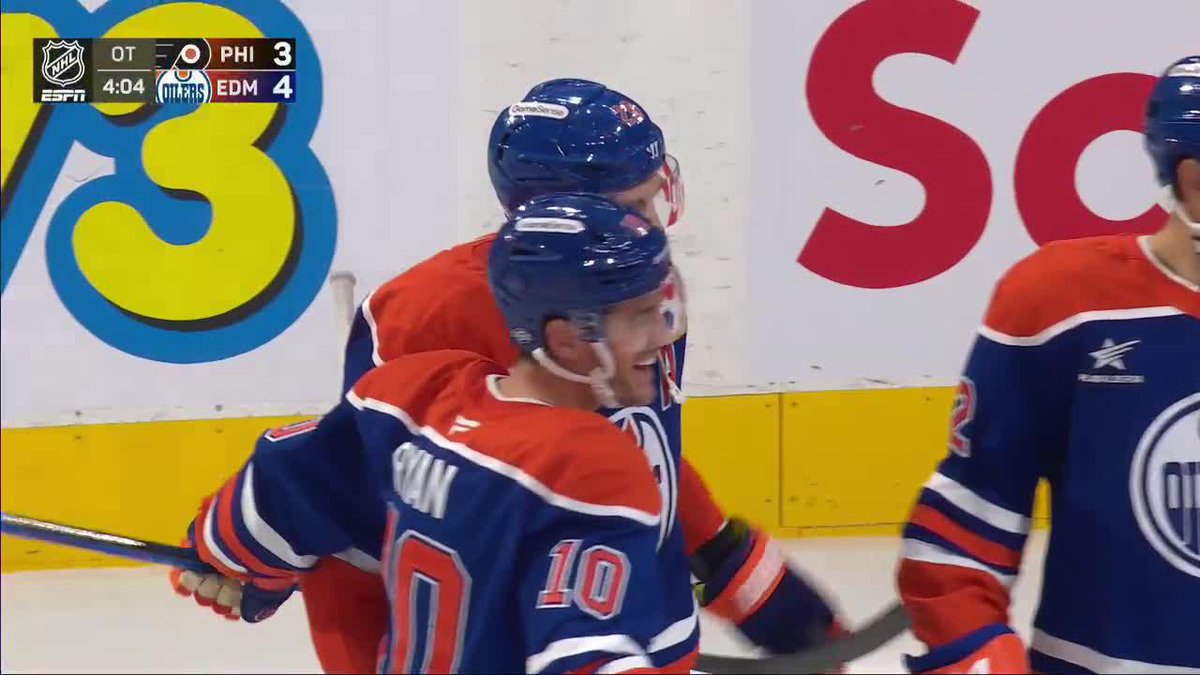 THE EDMONTON OILERS HAVE A W‼️