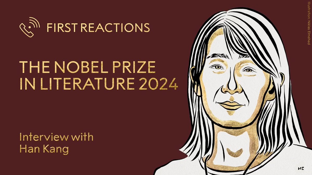 Throwback to last week when we called 2024 literature laureate Han Kang just moments after she found out about the prize. We spoke to her about growing up around books and being the first South Korean literature laureate. Listen here: