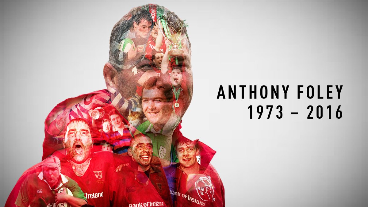 Axel. Alone He Stands. Today marks 8 years since the sudden, tragic death of Anthony Foley. We send our thoughts and prayers to his family and friends. May he rest in peace.