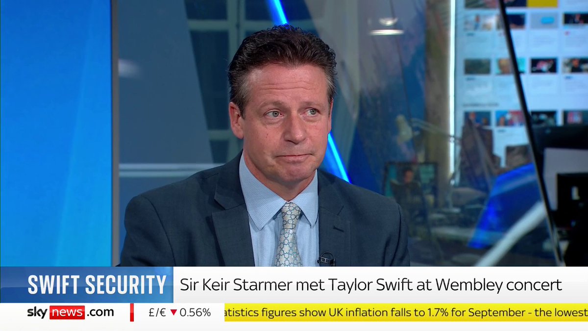 It's being reported that Keir Starmer met Taylor Swift when he attended her concert at Wembley Stadium. Nigel Huddleston MP says it's 'not a good look' for the PM and questions must be answered. #KayBurley OM