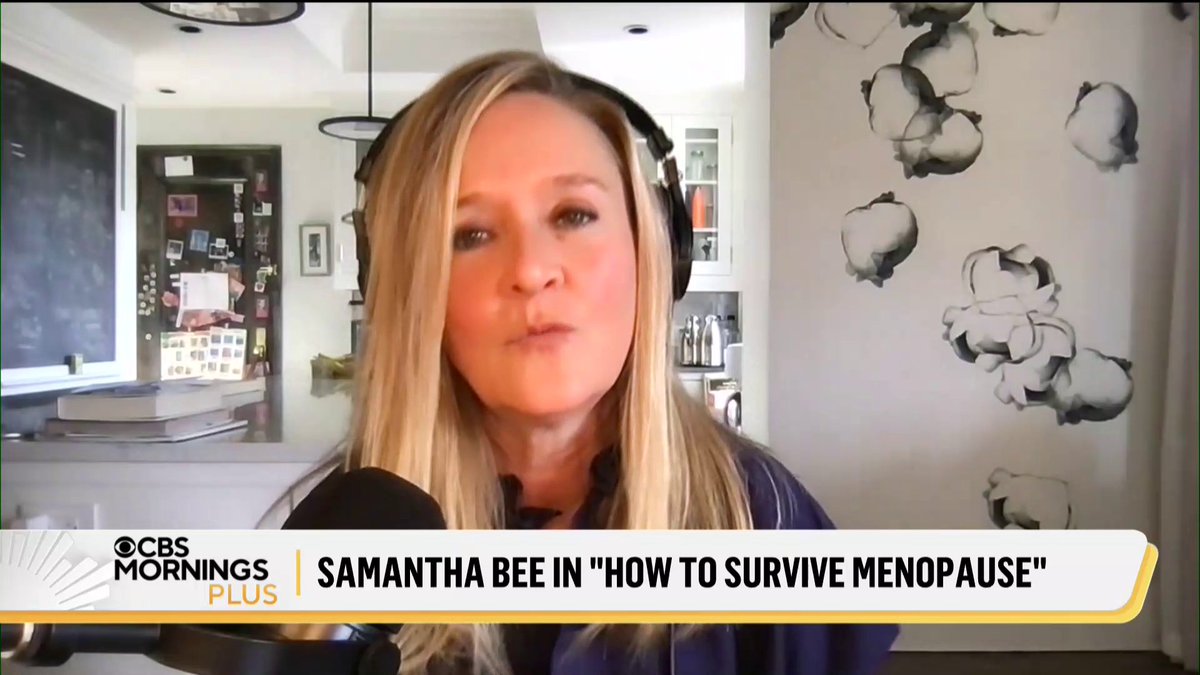 When Samantha Bee started experiencing symptoms like mood swings and acne as an adult, she didn’t know it was all tied to menopause. She says her new one-woman show, "How to Survive Menopause," showcases the “shared experience of super dumb stuff."